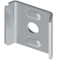 Пластина 1 отверстие (опорная пластина)