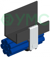 Вертикальный балочный зажим под нейлоновую стяжку внутр.