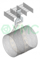 Вертикальный балочный зажим под перфоленту