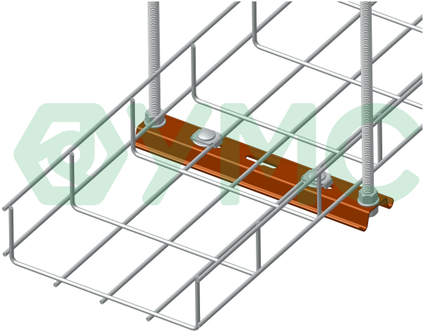 Подвес прямой (омега) нерж. сталь AISI304