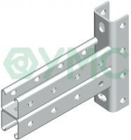 Консоль седельная двойная 41х41