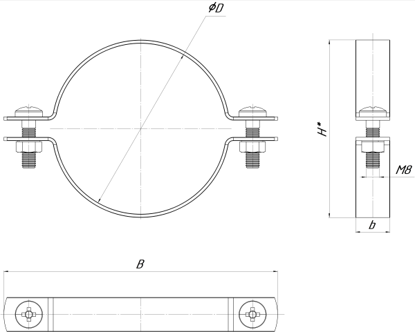 Хомут промежуточный
